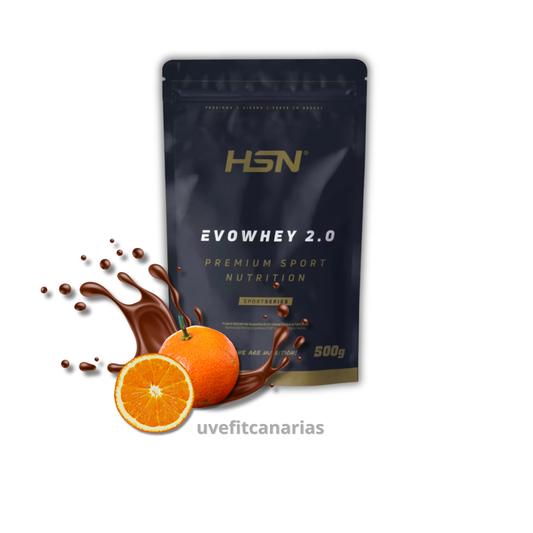 Proteína EvoWhey, 500gr, Chocolate y Naranja - HSN