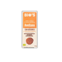 Cookies ecológicas de Avena, Almendra y Avellana, 140gr - Artipa