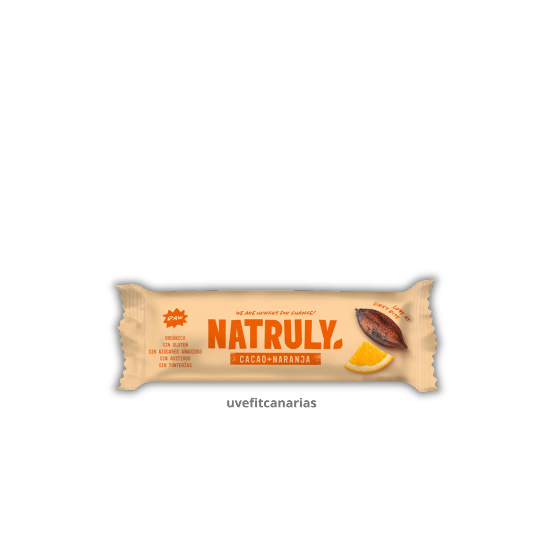 Barrita Raw, Cacao y Naranja - Natruly