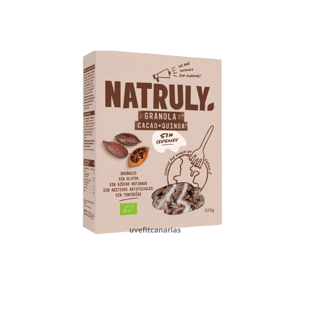 Granola Cacao y Quinoa, 325gr - Natruly