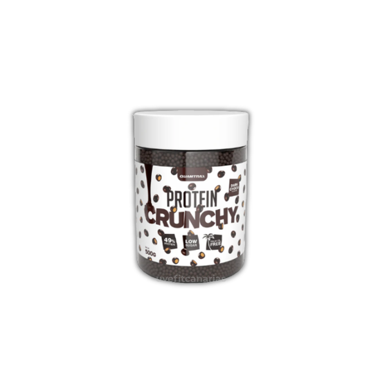Protein Crunchy Chocolate Negro, 500gr - Quamtrax