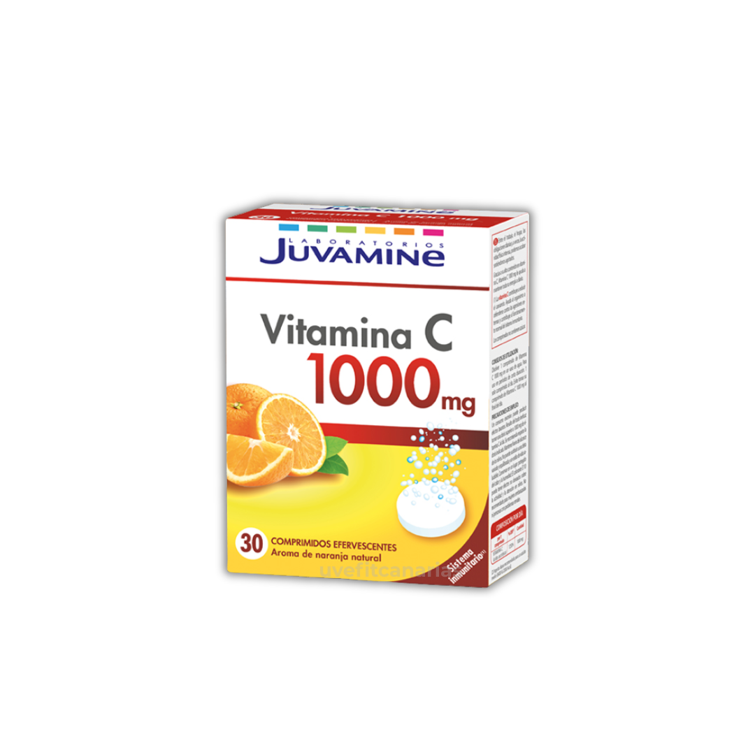Vitamina C 1000mg, 30 comprimidos efervescentes - Juvamine