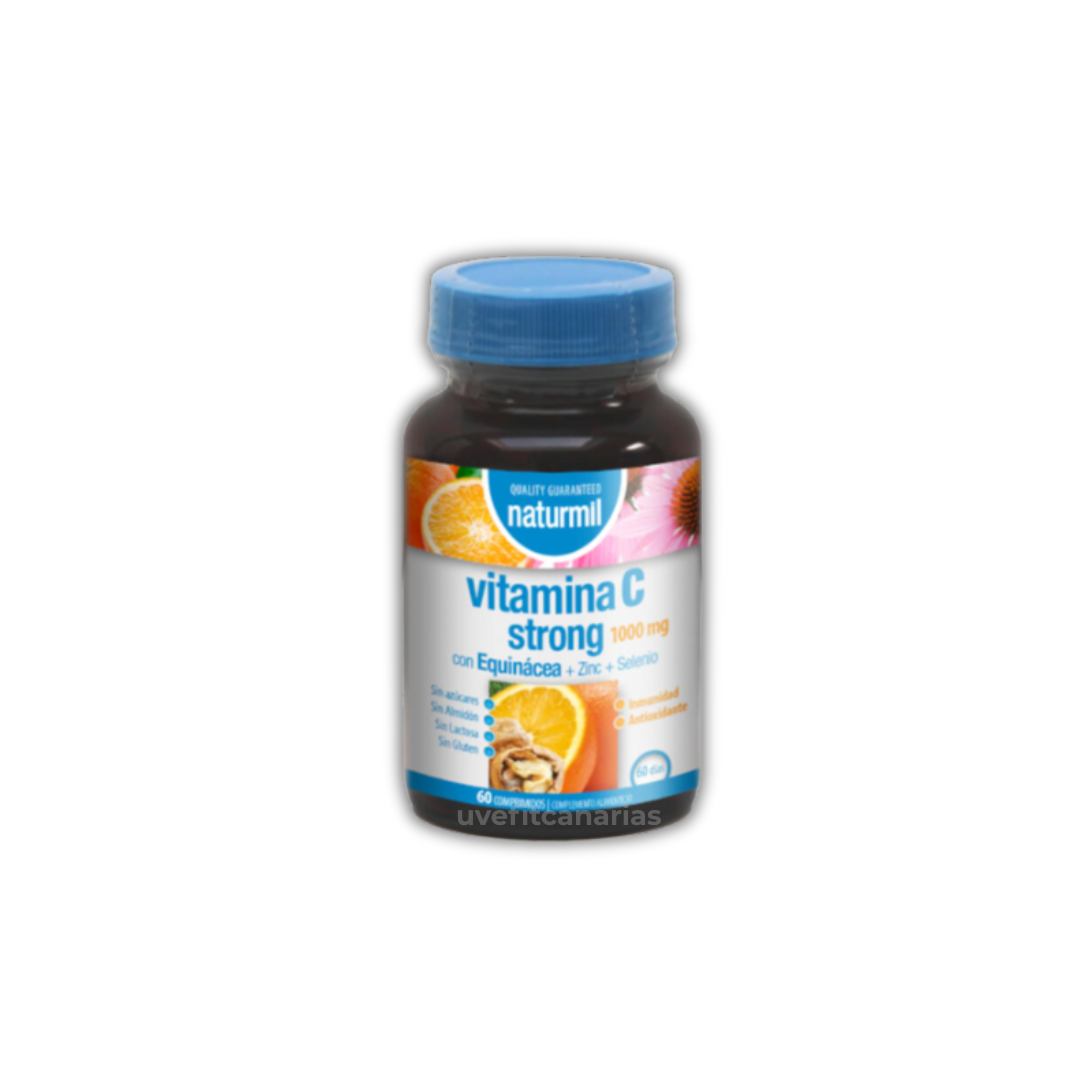 Vitamina C Strong , 1000 mg, 60 comp - Naturmil