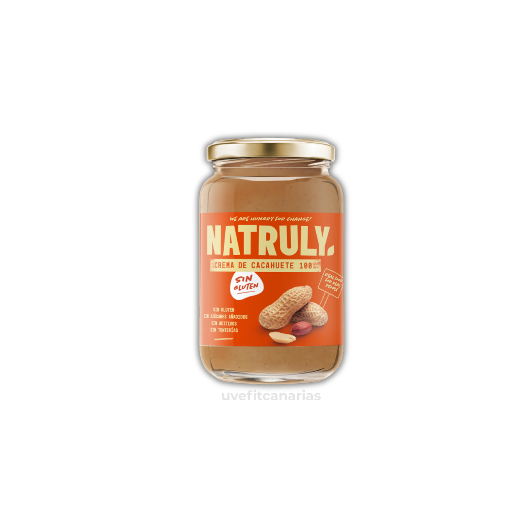 Crema de cacahuete 100%, 500 gr - Natruly