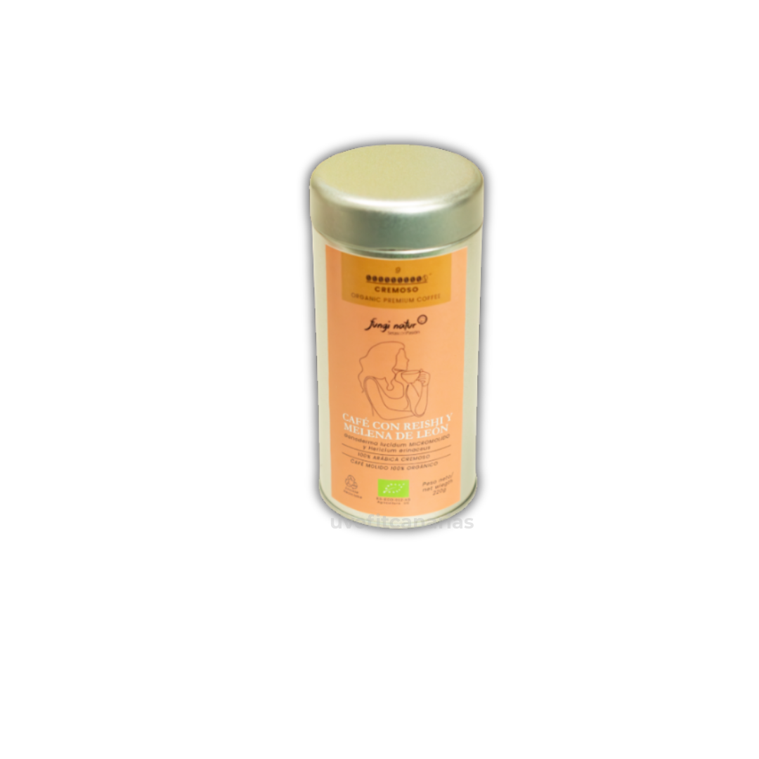 Café con Hongos Reishi y Melena de León, 220gr - Fungi Natur