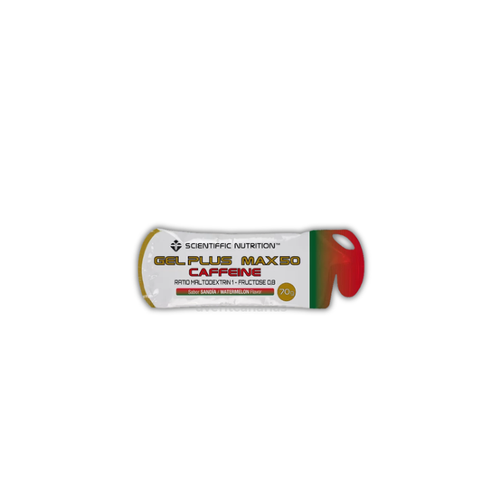 Gel Plus Max 50 con cafeína, Sandía, 70 gr - Scientiffic Nutrition