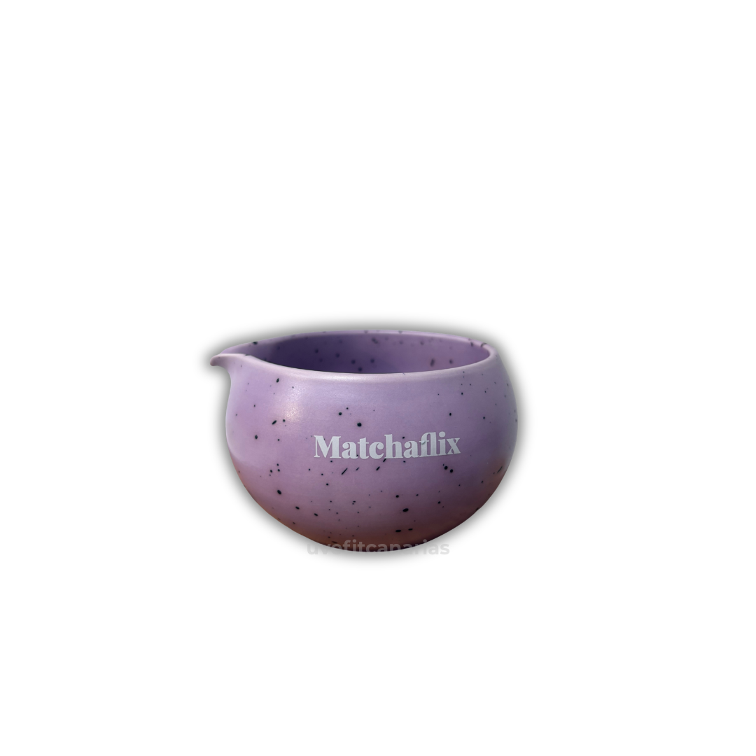 Set esencial de matcha: chawan + whisk de cerámica, Lila - Matchaflix