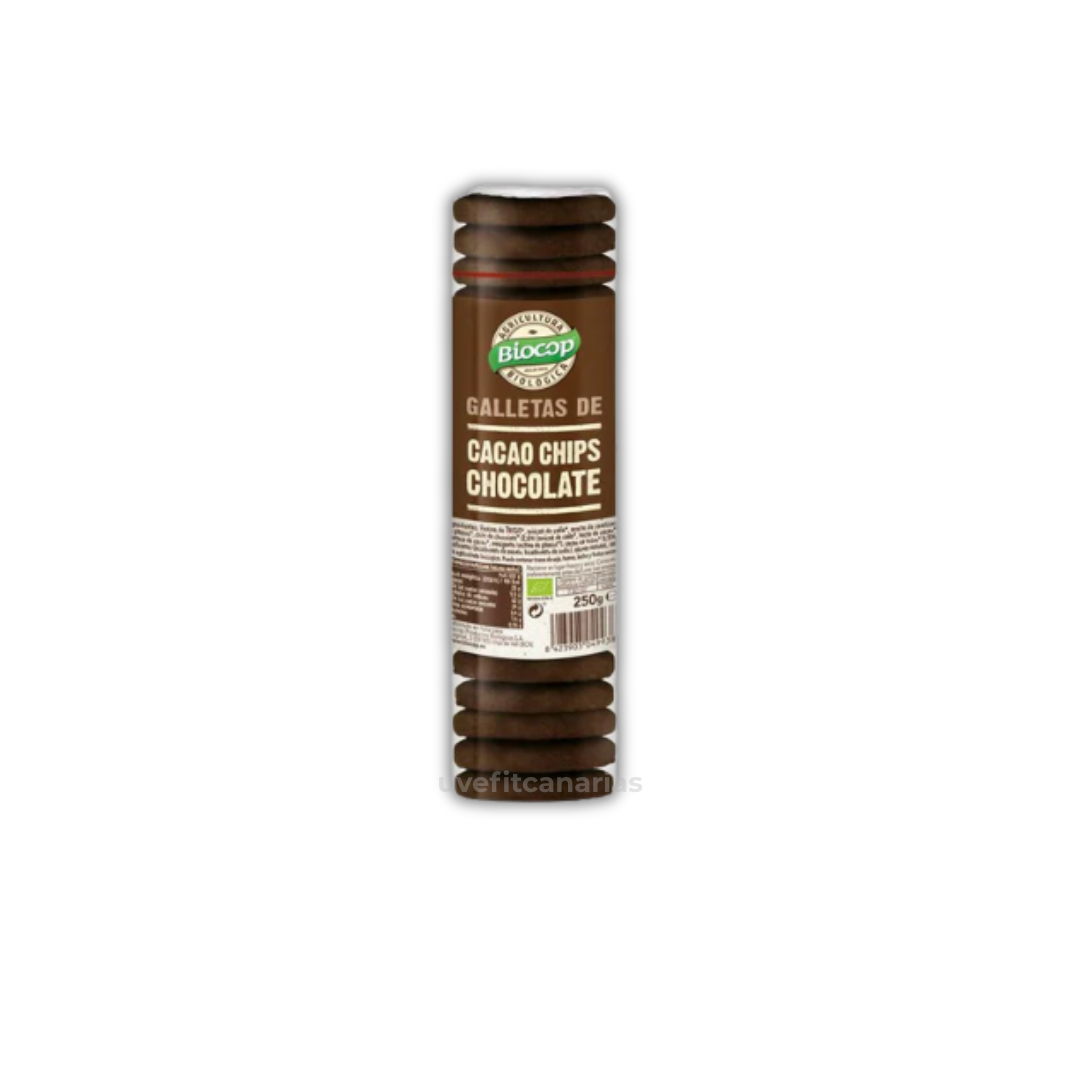Galletas de Cacao Chips Chocolate– 250 g – Biocop