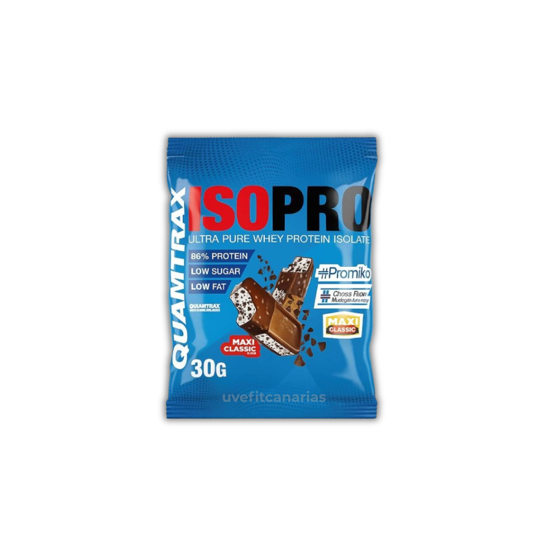 Monodosis Proteína Iso Pro, Maxy classic, 30gr - Quamtrax