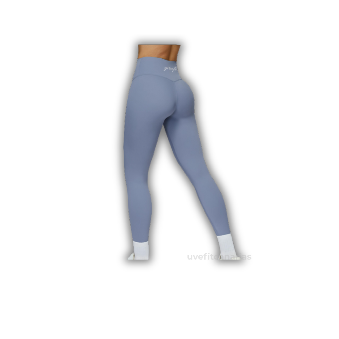 Leggins Velour Blue - Girafe