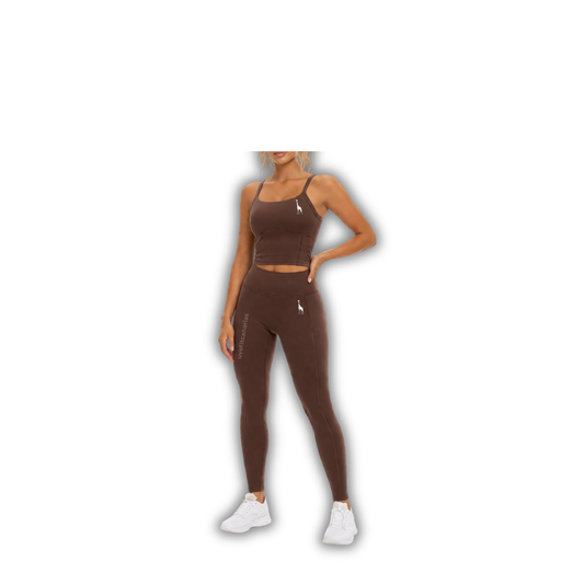 Conjunto Deportivo Aligned, Chocolate - Girafe