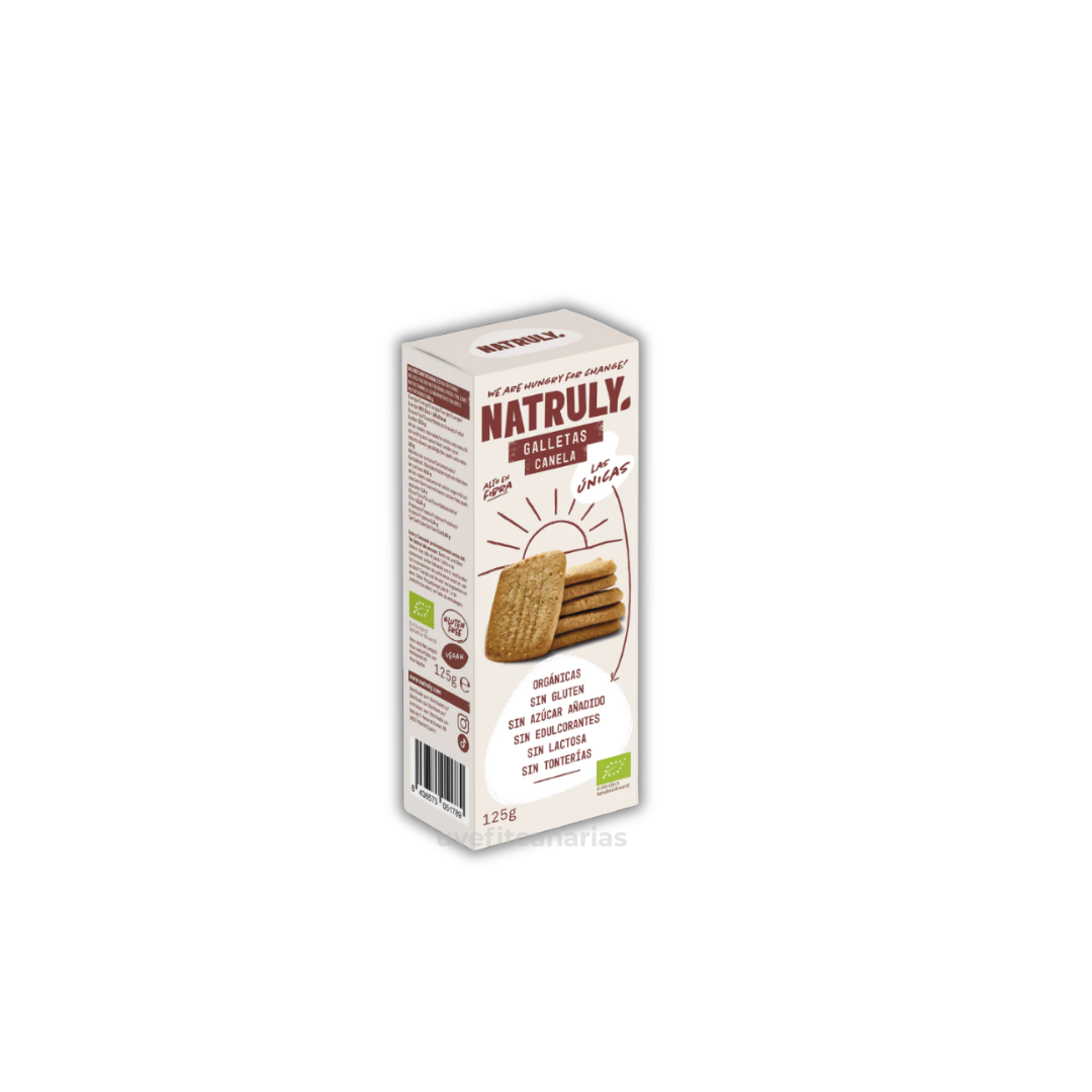Galletas Canela, 125gr - Natruly