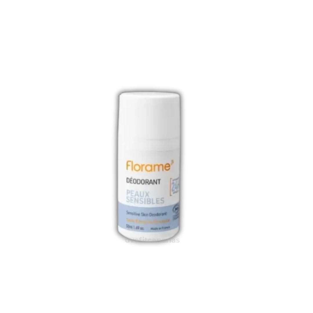 Desodorante Roll-on Pieles Sensibles, 50ml - Florame