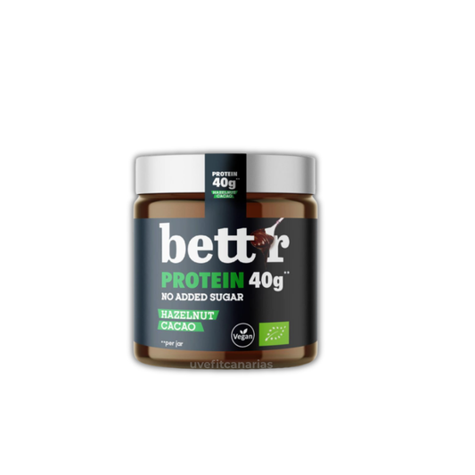 Crema de Proteína Orgánica con Avellana y Cacao, 250 g - Bett'r