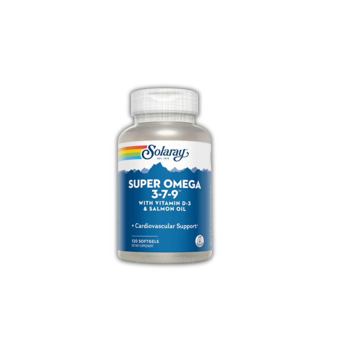 Súper Omega 3,7,9 120 perlas - Solaray