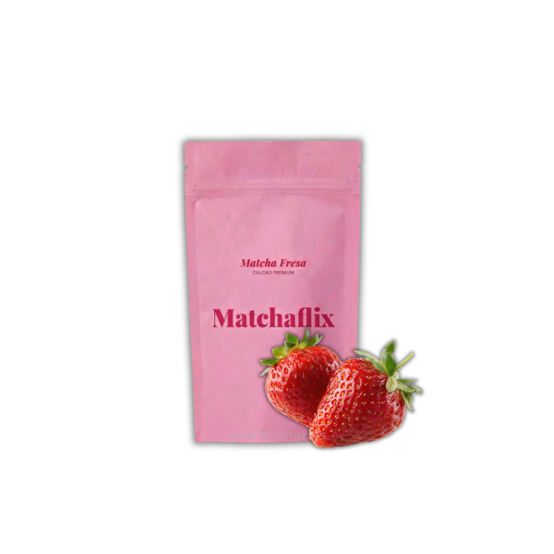 Té Matcha Fresa, 100gr - Matchaflix