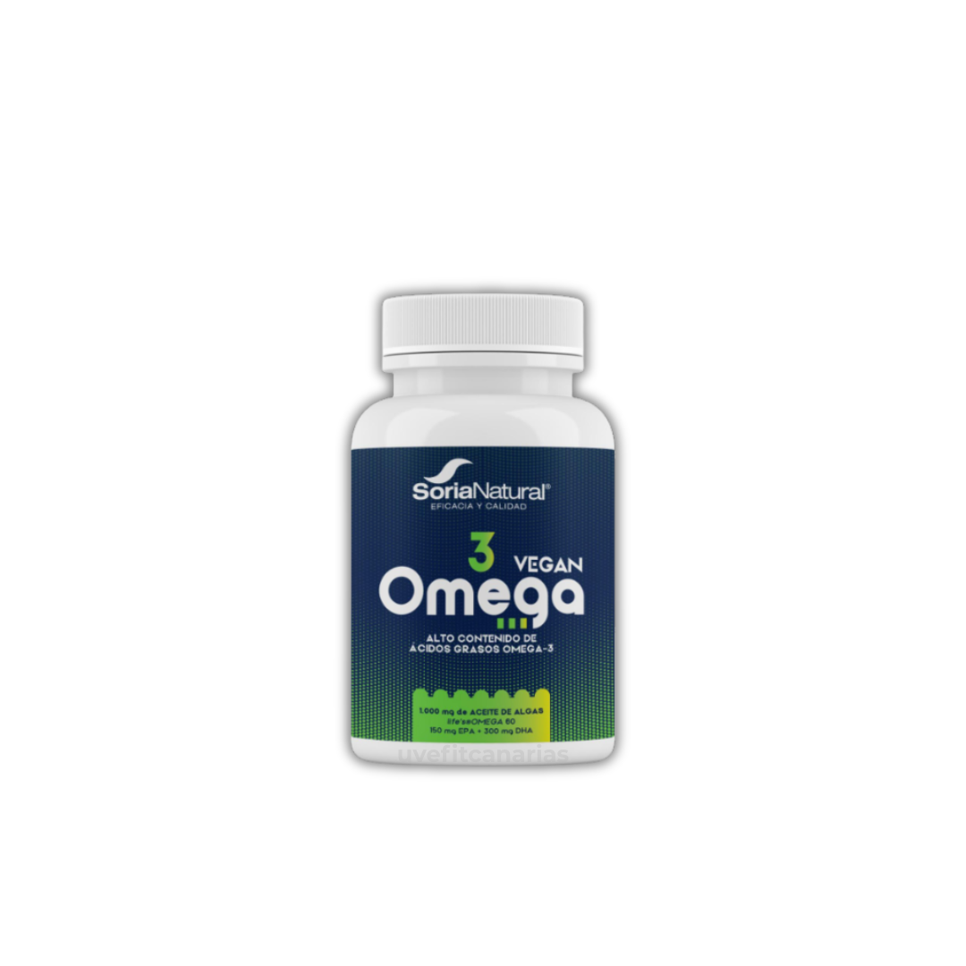 Omega 3 Vegan, 60 perlas - Soria Natural