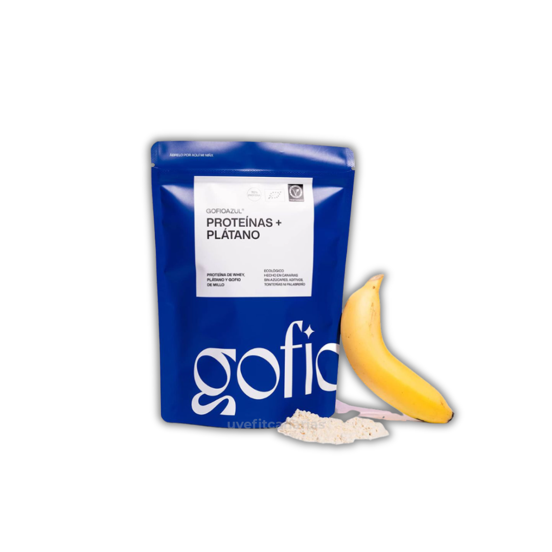 Proteínas + Plátano, 450gr XL - GofioAzul