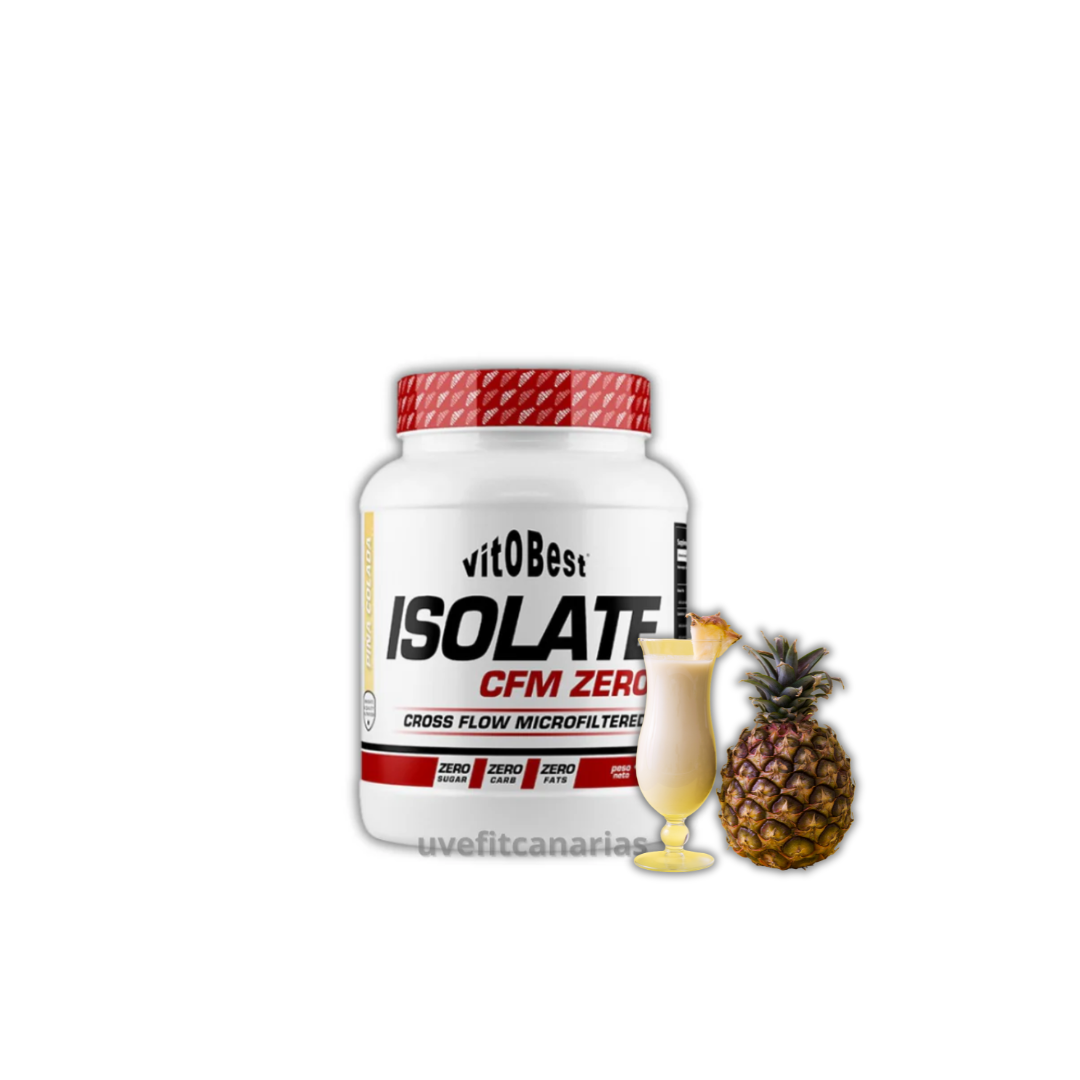 Proteína Isolate CFM Zero, Piña Colada, 1kg - Vitobest
