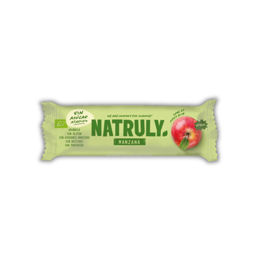 Barrita Raw de Manzana BIO, 40g - Natruly