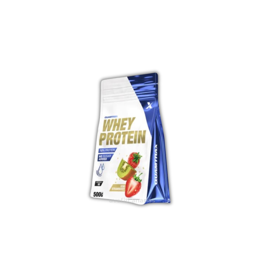 Proteína Whey, Fresa y Kiwi , 500 gr - Quamtrax