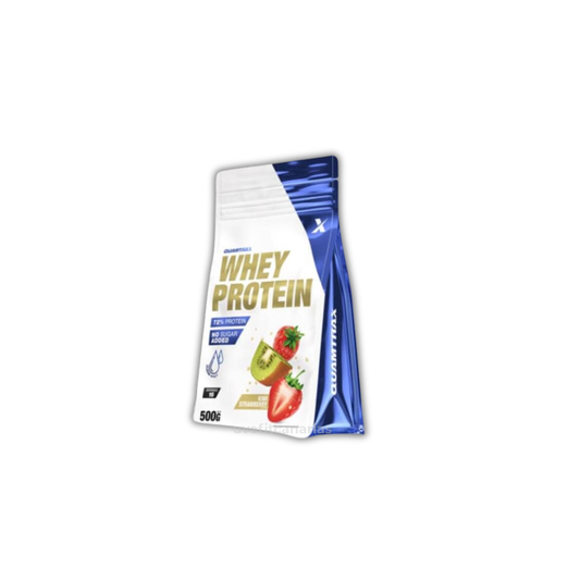Proteína Whey, Fresa y Kiwi , 500 gr - Quamtrax