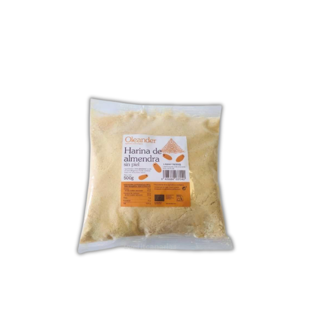 Harina de Almendra sin piel, 500gr - Oleander