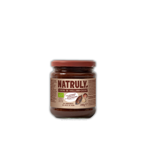 Crema de avellana - cacao, 200gr - Natruly