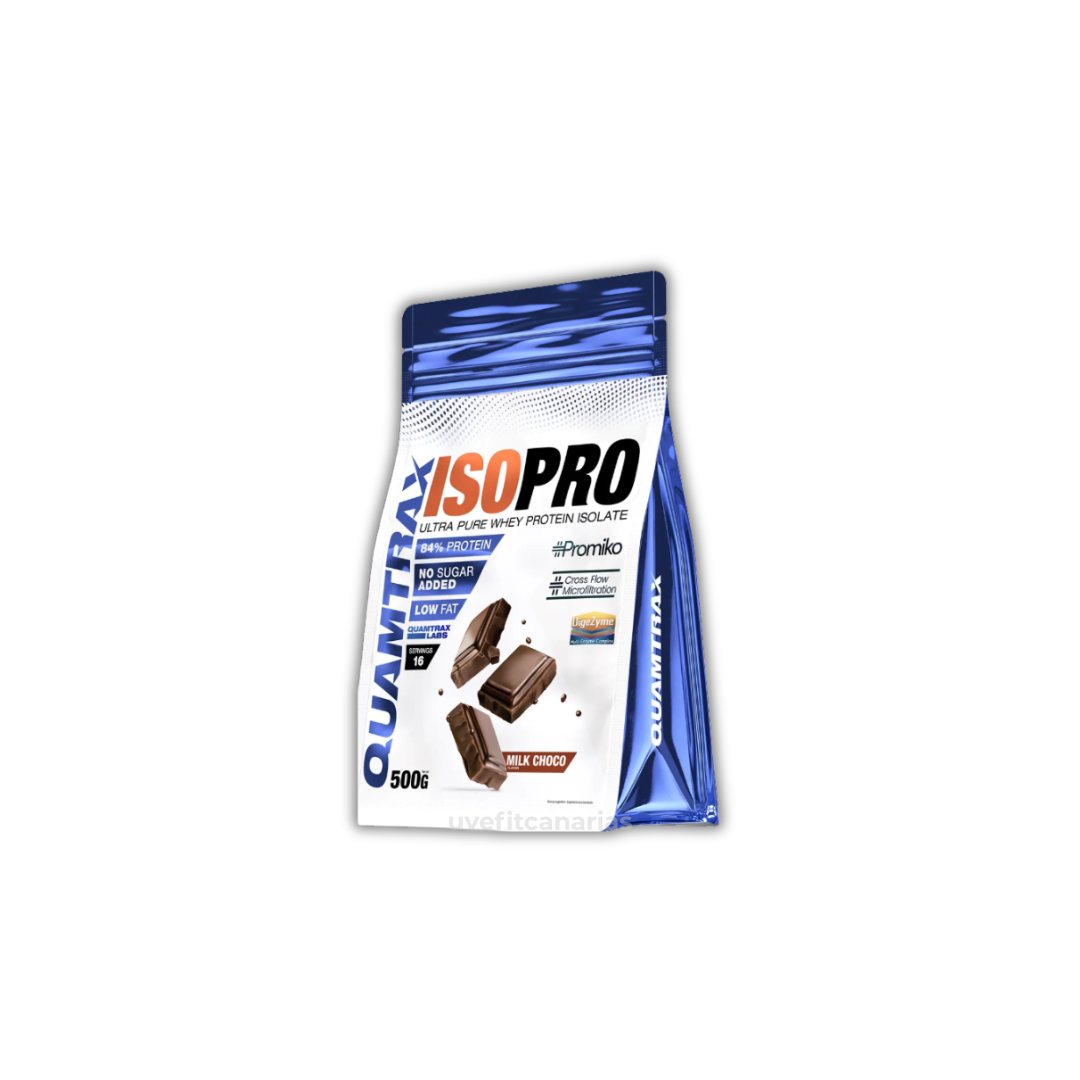 Proteína IsoPro, Milk Choco, 500 gr - Quamtrax