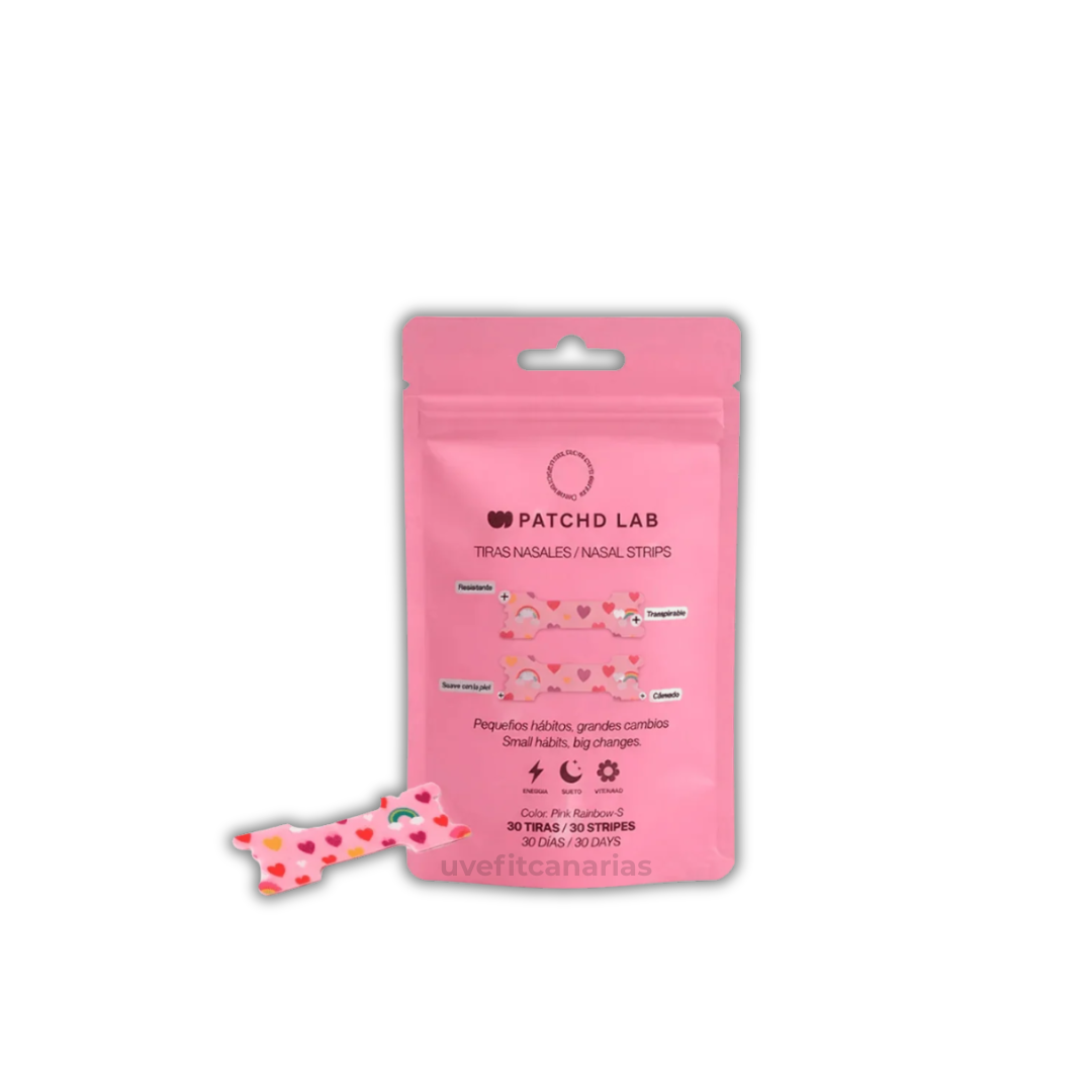 Tiras Nasales Kids Pink Rainbow, 30 tiras - PatchdLab