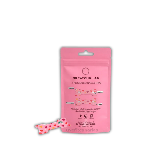 Tiras Nasales Kids Pink Rainbow, 30 tiras - PatchdLab