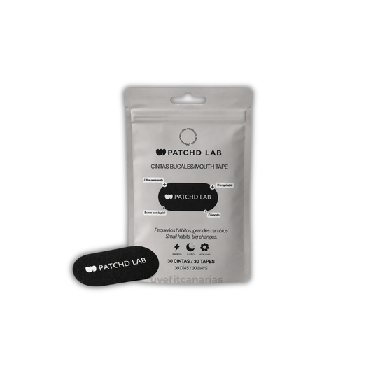 Tiras Bucales, Negro, 30 tiras - PatchdLab