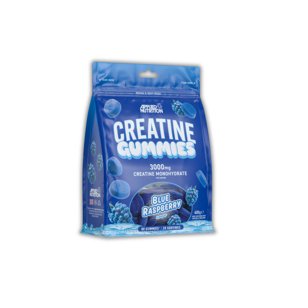 Creatina Gummies, 80 gummies, Blue Raspberry - Applied Nutrition