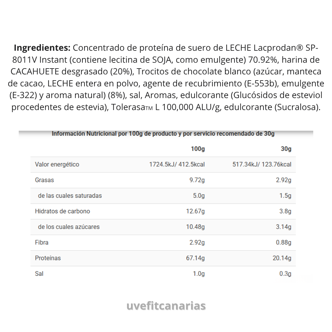 Proteína, Only Whey Zero, Conguitos Blanco, 1kg - BIG