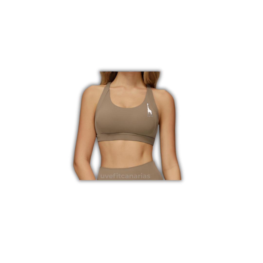Top deportivo Velour Camel - Girafe