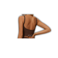 Top Tirantes Aligned, Chocolate - Girafe