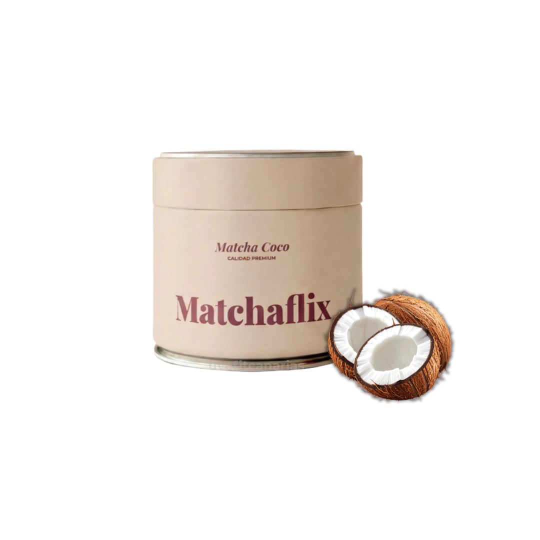 Té Matcha Premium, Coco, 100gr - Matchaflix