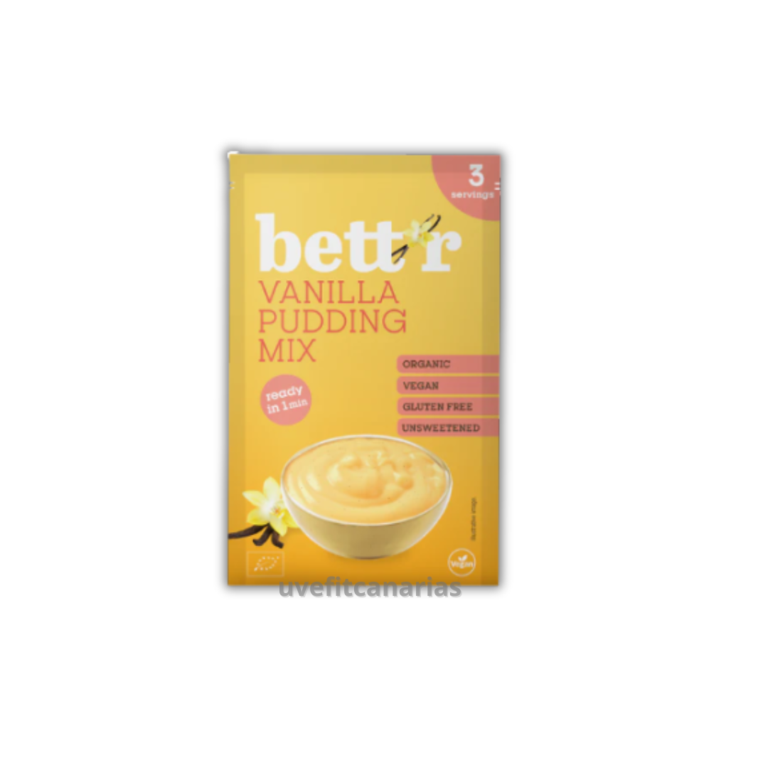 Pudding Mix Vainilla, 3 servicios - Bett´r