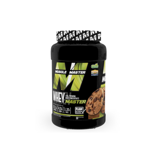 Proteína whey, 900gr - Cookies chocolate - Muscle Master