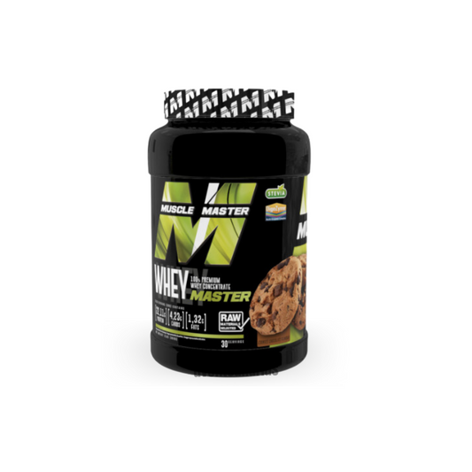 Proteína Whey, 900gr - Cookies chocolate - Muscle Master