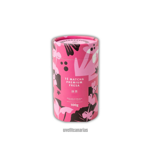 Té Matcha Fresa, 100gr - Matchaflix