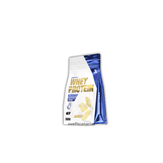 Proteína Whey, Chocolate Blanco, 500 gr - Quamtrax