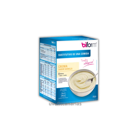 Crema Sabor Vainilla, 6 sobres - Biform