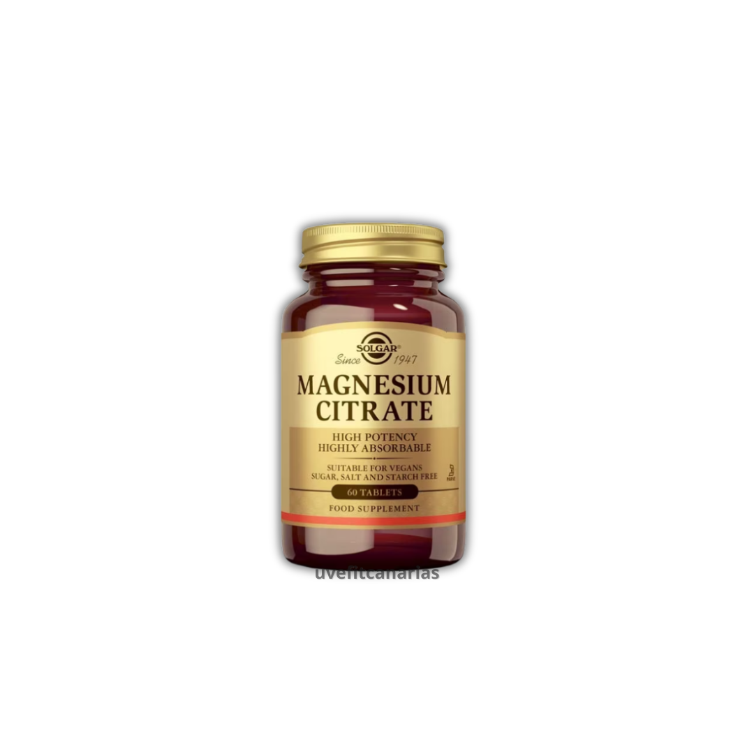 Citrato de Magnesio, 60tablets - Solgar