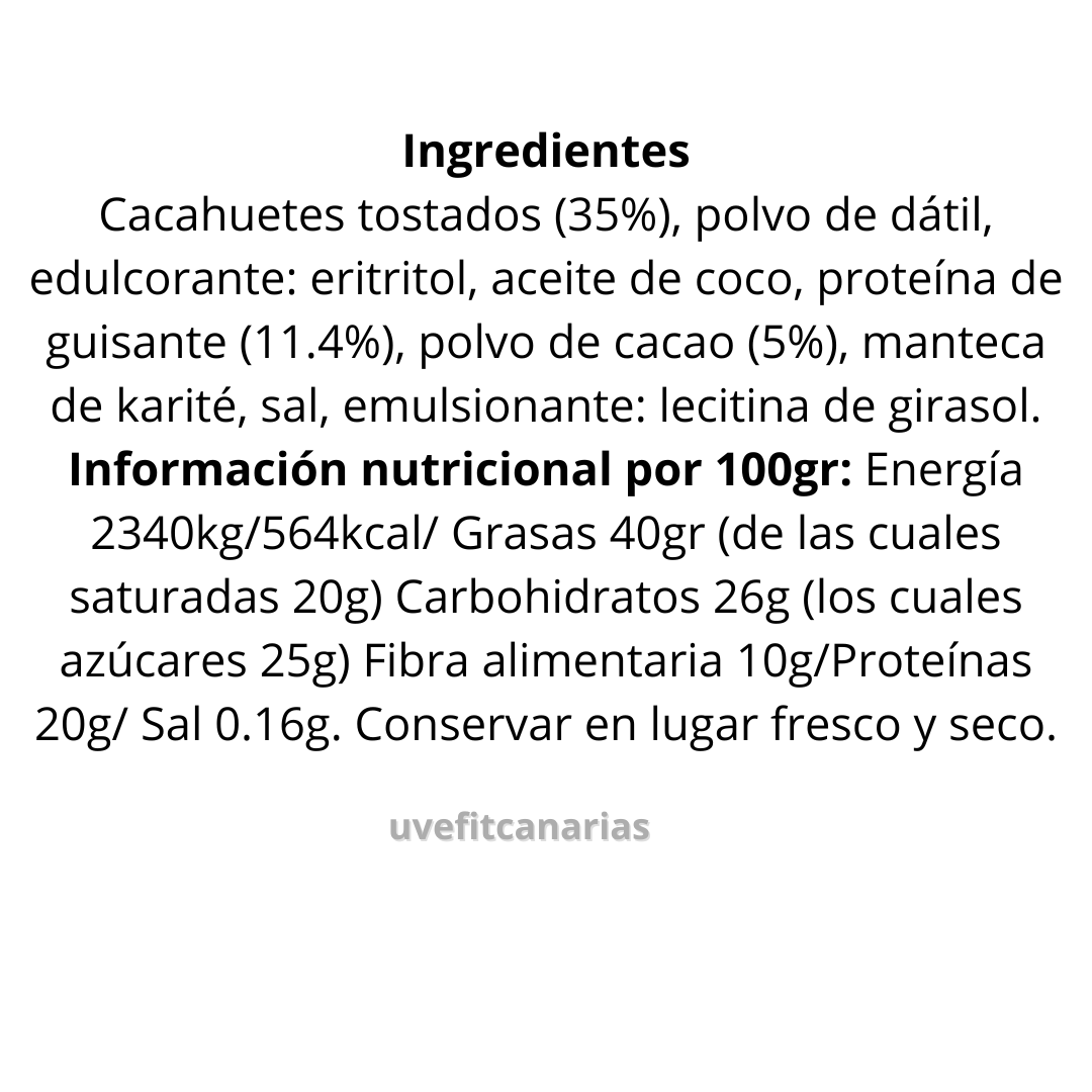 Crema proteica de cacao, 250gr - Bett´r
