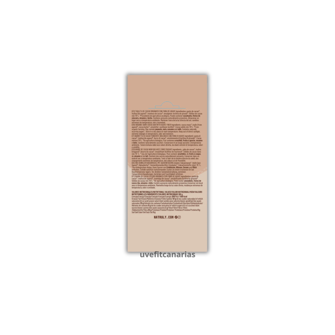 Chocolate Negro, 85gr - Natruly