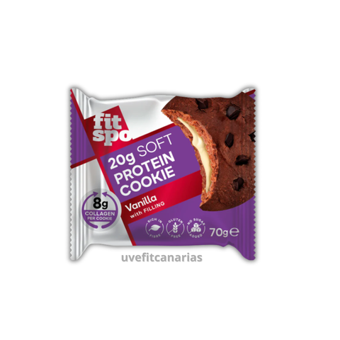 Galleta de Proteína, Vainilla, 70gr - FitSpo