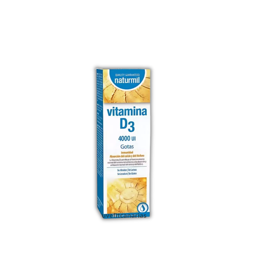 Vitamina D3 Gotas, 50ml - Naturmil