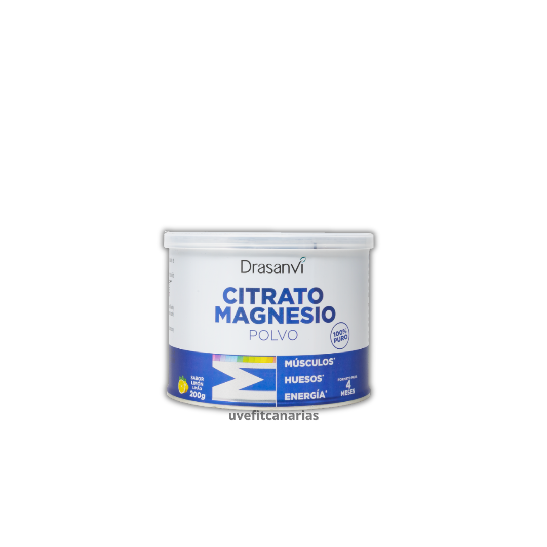 Mineral Citrato de Magnesio Limón, 200gr - Drasanvi