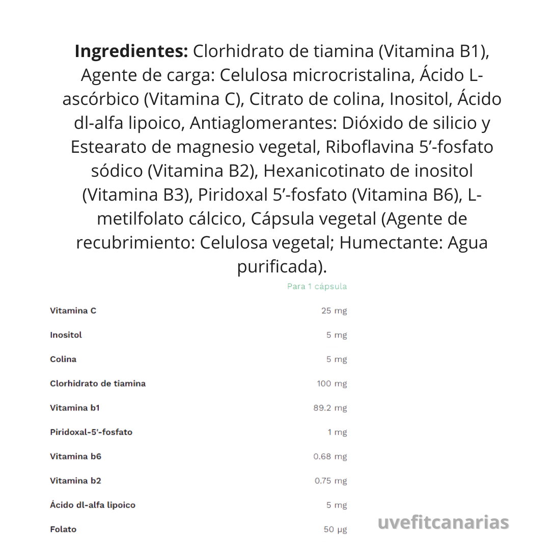 Vitamina B1, Sinergy, 90cap - Suravitasan